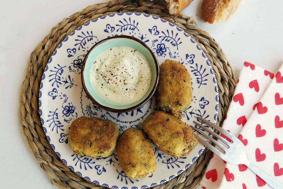 Croquetas de tofu y calabacín