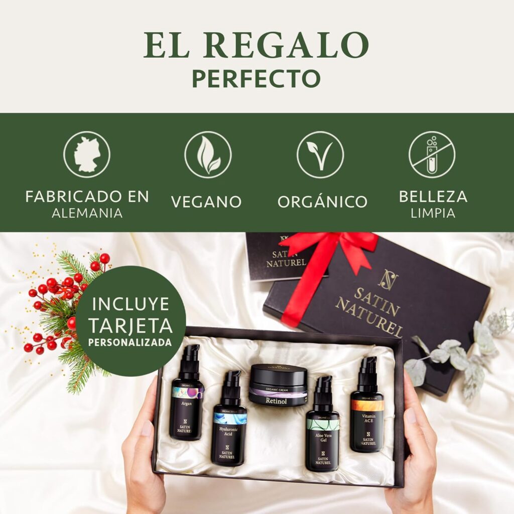 Cosmética vegana en caja regalo