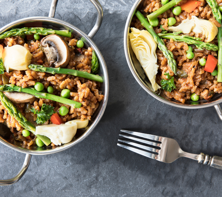 Arroces con verduras