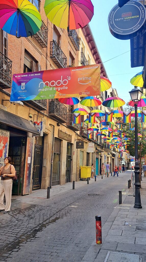 Calle del barrio de Chueca, Madrid