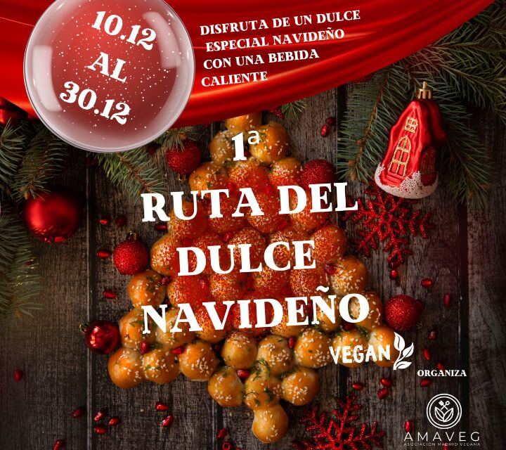 Ruta del postre navideño vegano de Amaveg