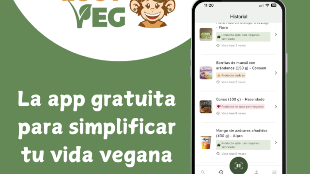 Lucy Veg app gratuita para encontrar productos veganos